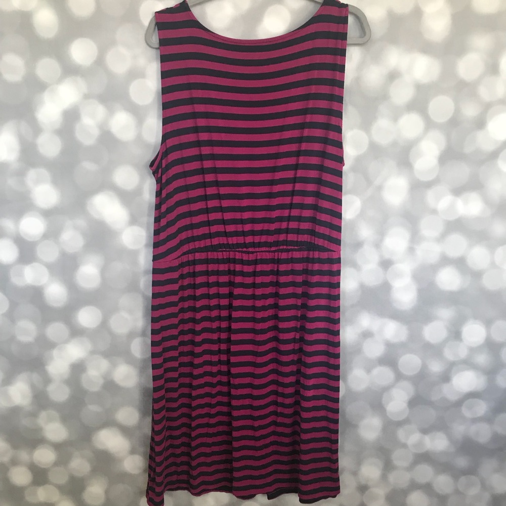 Chevron Stripe Tank Dress - Picture 2 of 5